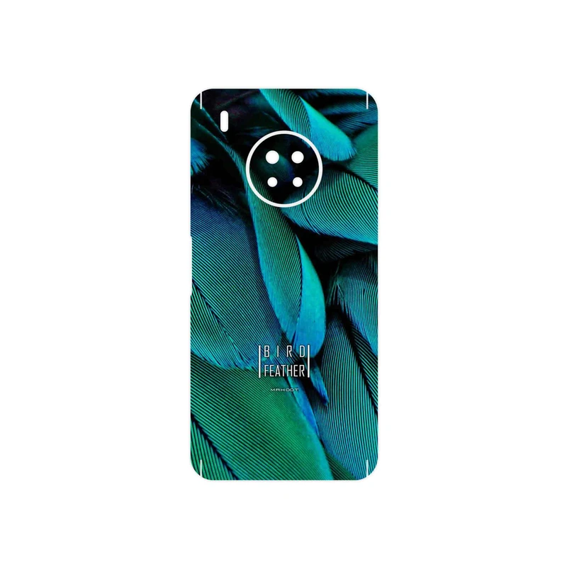 برچسب پوششی ماهوت مدل Green Feather مناسب برای گوشی موبایل هوآوی Y9a