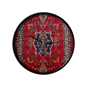ساعت دیواری مدوپد طرح فرش خمین مدل C-khomein01