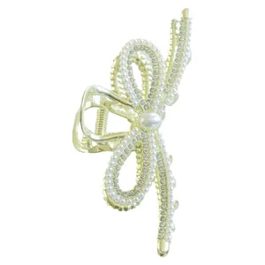 کلیپس مو زنانه مدل مرواریدی نگینی