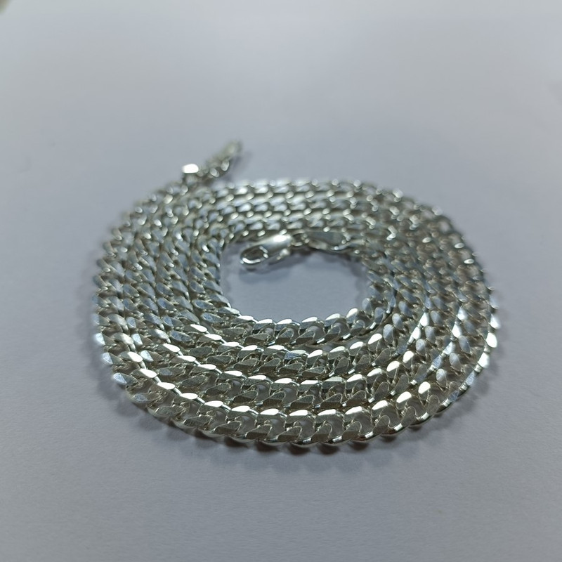 زنجیر نقره مردانه کد SCK001