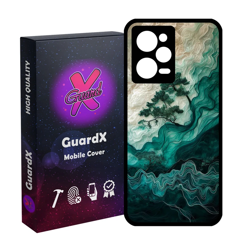 کاور گارد ایکس طرح کوچه ساحل مدل  Glass10745 مناسب برای گوشی موبایل شیائومی Redmi Note 12 Pro 5G/Poco X5 Pro 5G/Note 12 Pro Speed