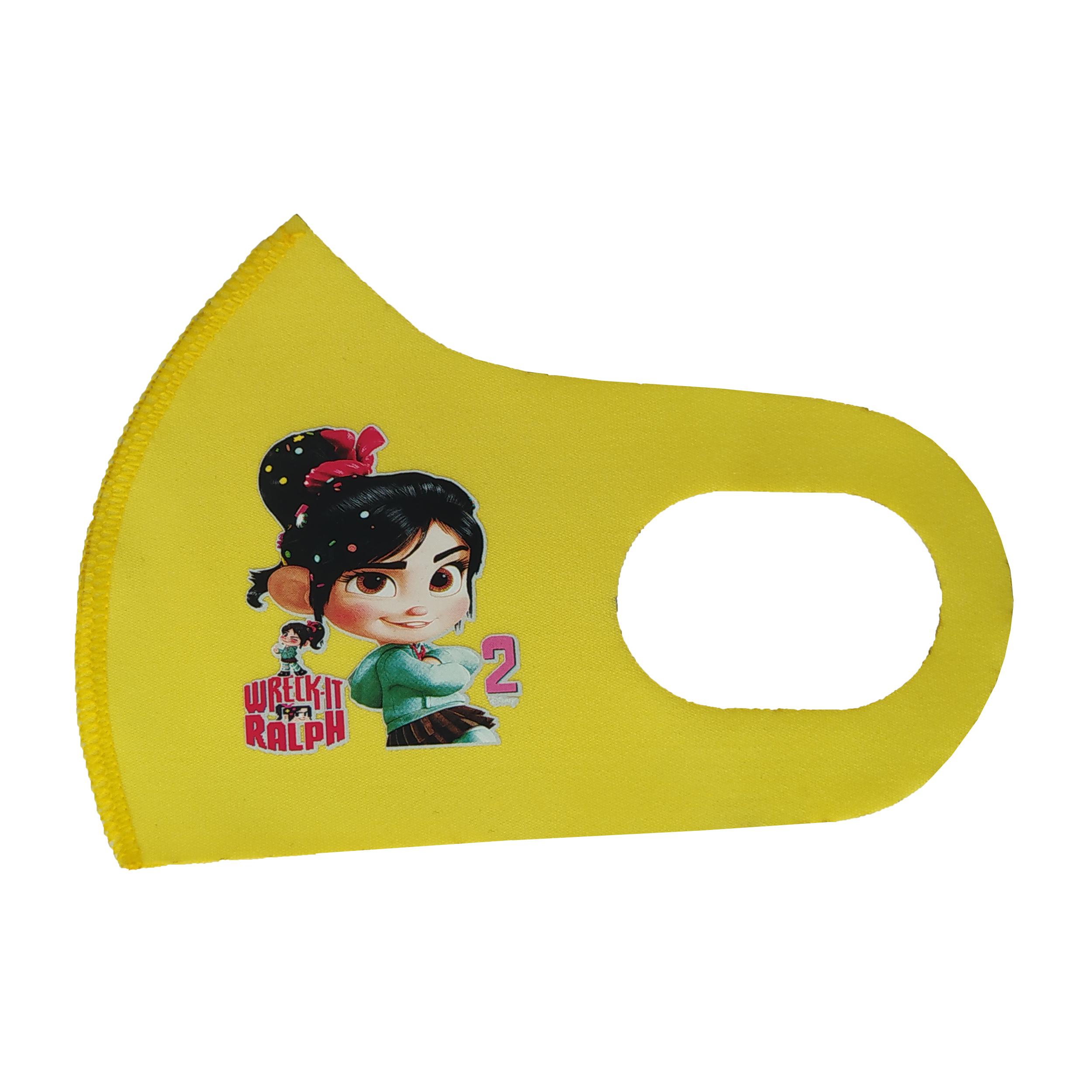 ماسک تزیینی بچگانه طرح Wreck-It Ralph کد 30651 رنگ زرد