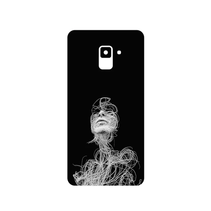 برچسب پوششی ماهوت مدل Strings Digital Art 2 مناسب برای گوشی موبایل سامسونگ Galaxy A8 Plus 2018