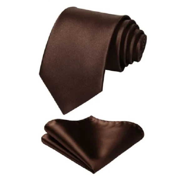 ست کراوات و دستمال جیب مردانه مدل TVF کد 5