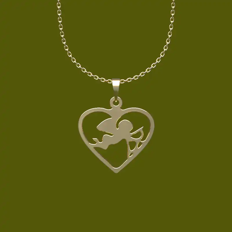 گردنبند طلا 18 عیار زنانه مدوپد مدل برگ کد CA11098