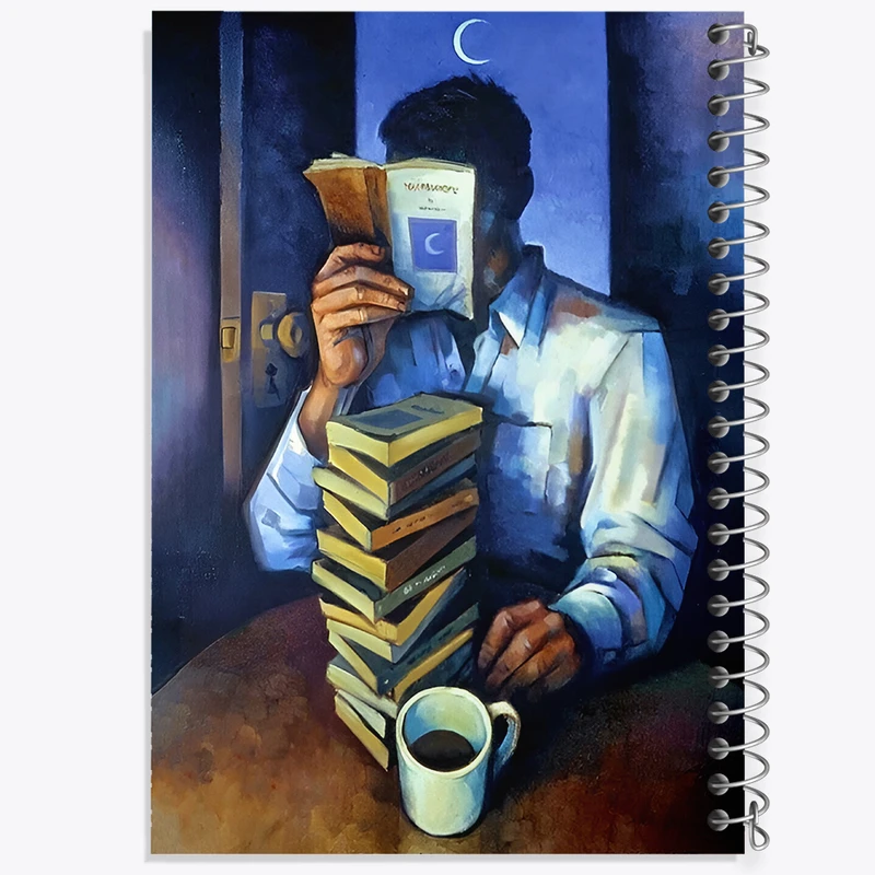 دفتر شطرنجی 50 برگ خندالو طرح عشق کتاب کد N4175