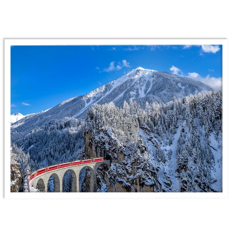 تابلو نوری بکلیت طرح طبیعت کوهستان مدل W-S1556