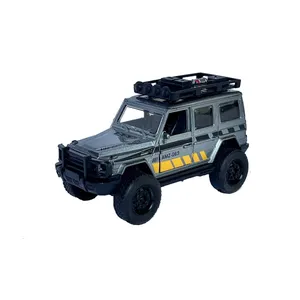 ماشین بازی مدل عقب کش فلزی - Benz G class grey