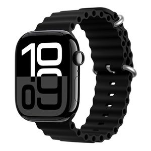 ساعت هوشمند 45 میلی متری مدل KW80 Max با بند سیلیکونی و شارژر 