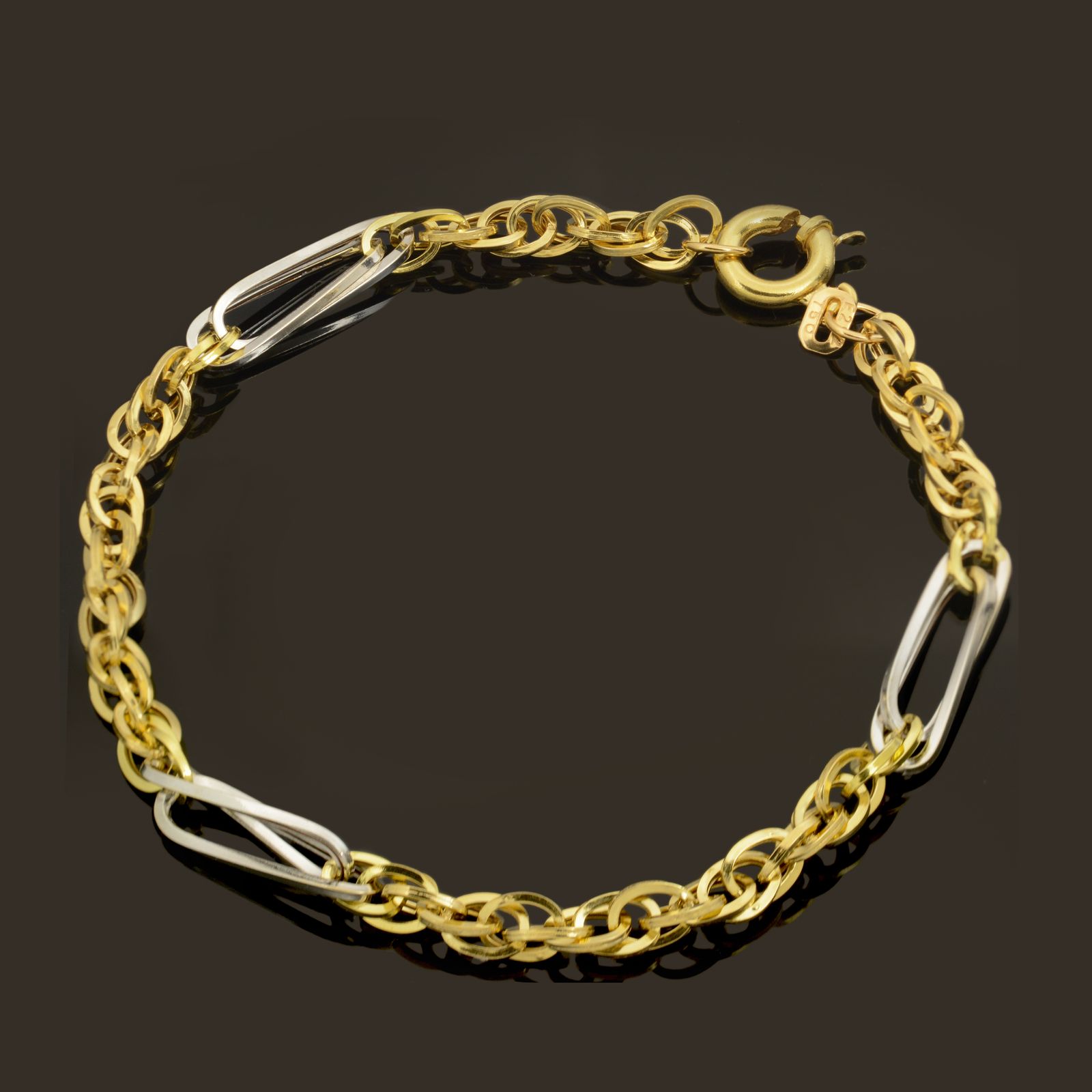 دستبند طلا 18 عیار زنانه طلای مستجابی کد 67154 -  - 2