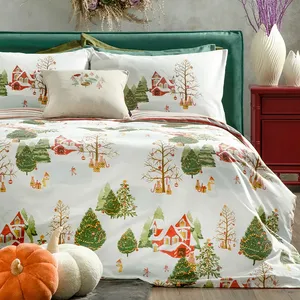 سرویس روتختی نخی انگلیش هوم مدل Colmar دو نفره چهار تکه