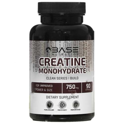 کپسول کراتین منوهیدرات بیس نوتریشن- 750 میلی گرم بسته 90 عددی