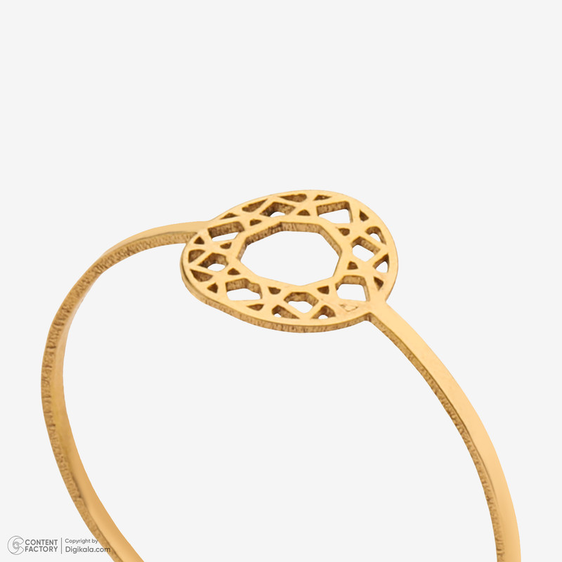انگشتر طلا 18 عیار زنانه مایا ماهک مدل اسلیمی شمسه MR0889  - 7