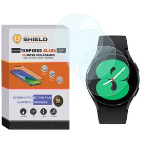 محافظ صفحه نمایش شیشه ای آلتیمیت شیلد مدل SH-UL مناسب برای ساعت هوشمند سامسونگ Galaxy Watch 4 40mm بسته سه عددی