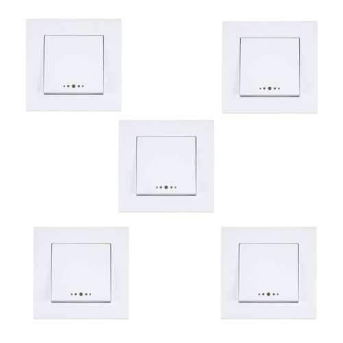 کلید تک پل  مدل تابش کد PE5165 بسته 5 عددی 