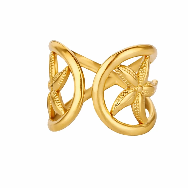 انگشتر زنانه مدل ستاره دریایی 0G9