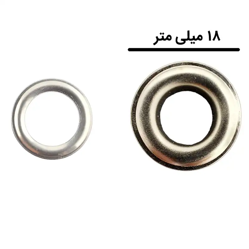 پرچ حلقه کد S18 بسته 100 عددی به همراه قالب