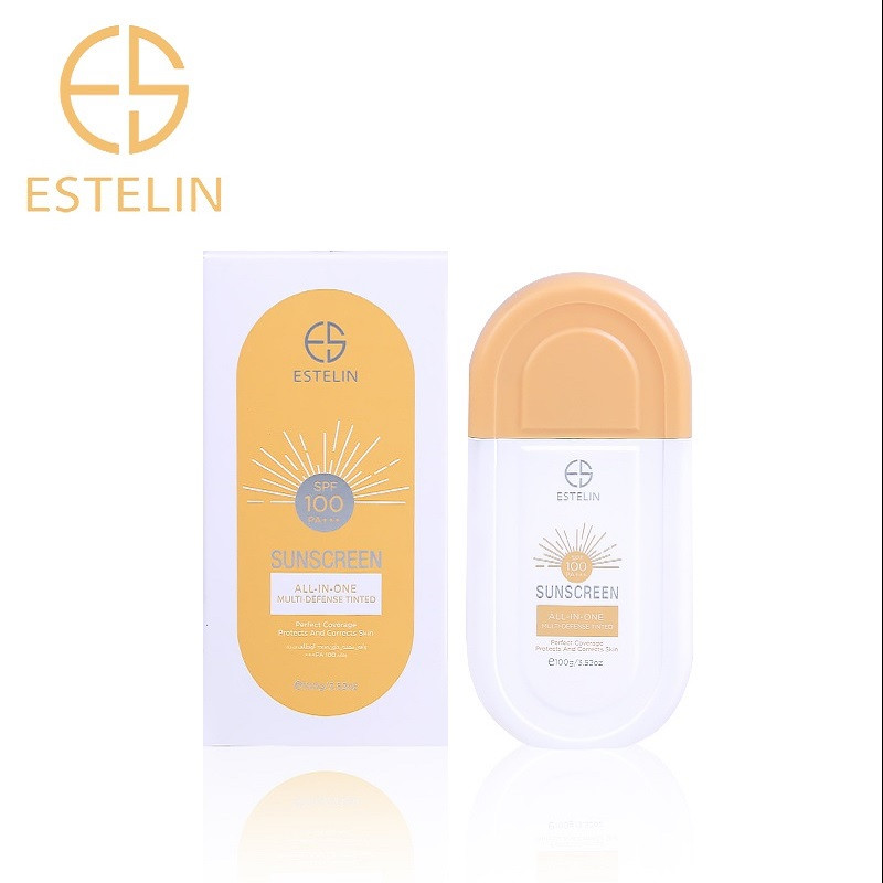 کرم ضد آفتاب رنگی استیلن، SPF 100، مدل All-In-One، مناسب انواع پوست با تنالیته متوسط و حجم  100 میلی‌لیتر،  ضدآب، محافظت‌کننده در برابر  اشعه‌های UVA و UVB و مرطوب‌کننده، PA+++، آبرسانی عمیق و طولانی‌مدت پوست، با ماندگاری 2 ساعته