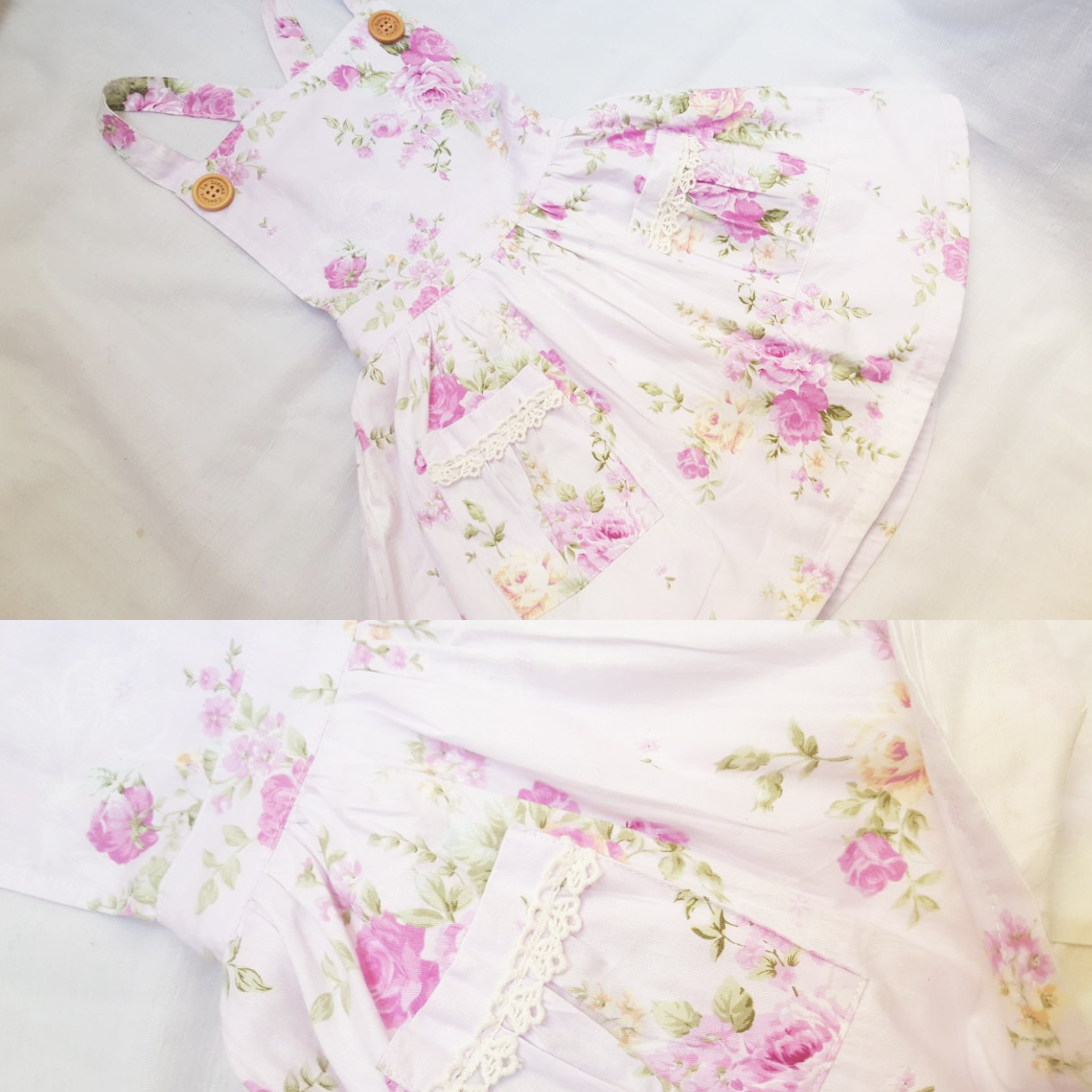 سارافون دخترانه مدل flower- garden