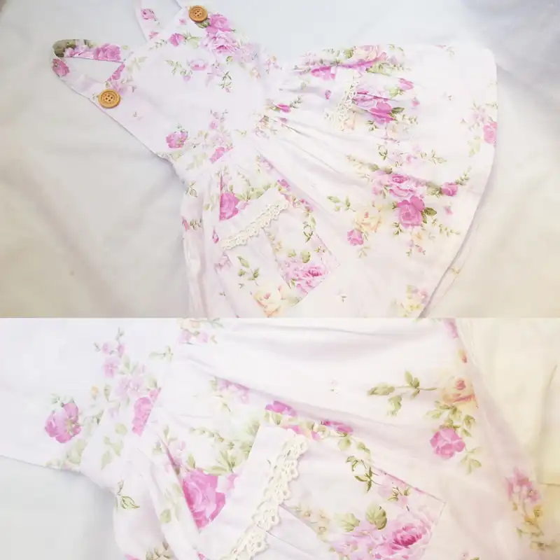 سارافون دخترانه مدل flower- garden