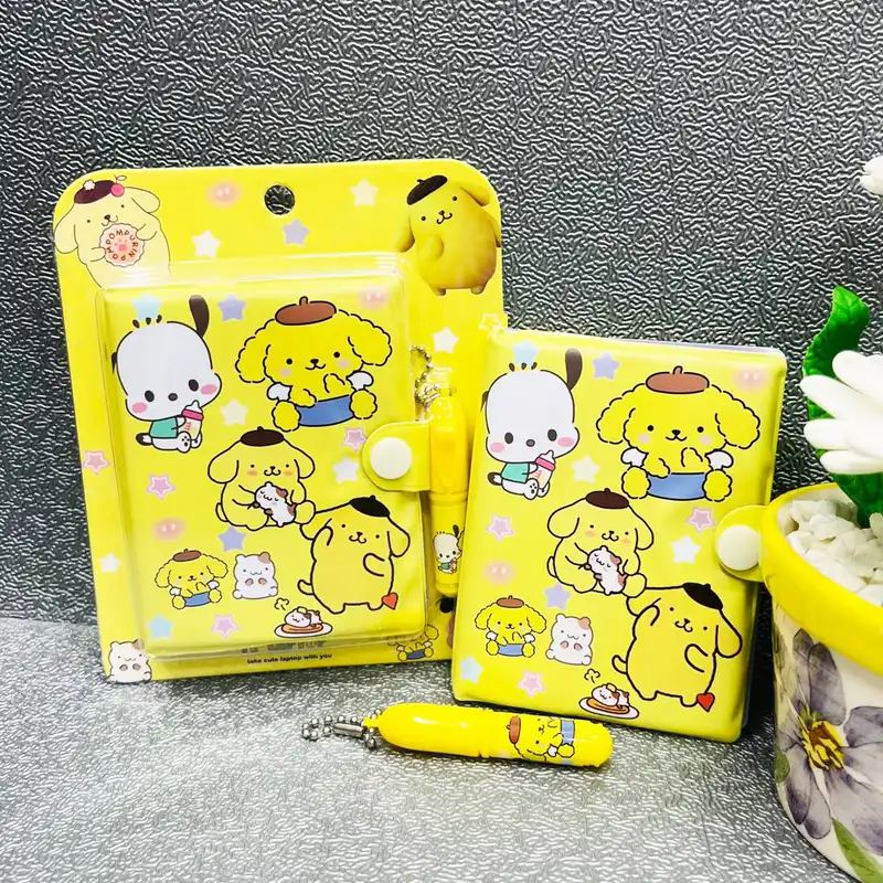 دفترچه یادداشت 60 برگ مدل پم پم پورین به همراه خودکار