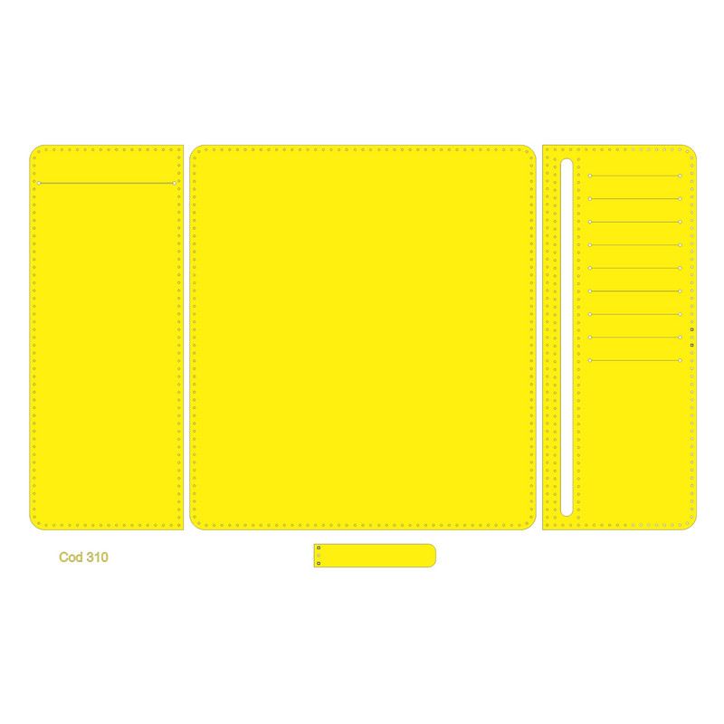 الگو طلقی چرم دوزی نگاریس الگو مدل کیف دسته چک کد 310