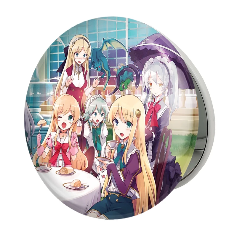 آینه جیبی خندالو طرح انیمه در دنیایی دیگر با تلفن هوشمندم مدل تاشو کد 27152 