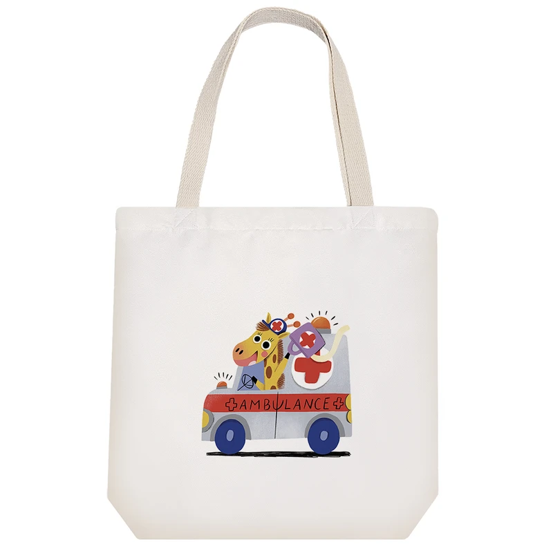 ساک خرید خندالو مدل زرافه دکتر کد H1820