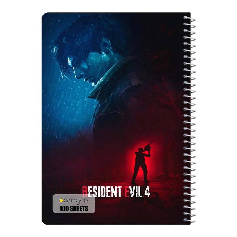 دفتر مشق 100 برگ سیمی کارنیکا طرح رزدینت اویل Resident Evil کد 66733