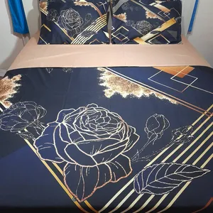 سرویس روتختی مدل سه‌بعدی طرح رز کد 160 دو نفره شش تکه