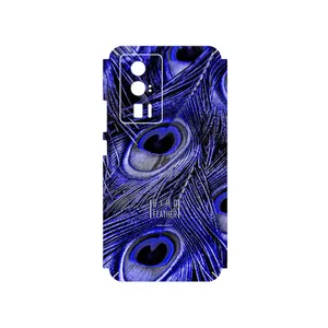 MAHOOT Purple Feather Cover Sticker for Xiaomi Poco F5 Pro