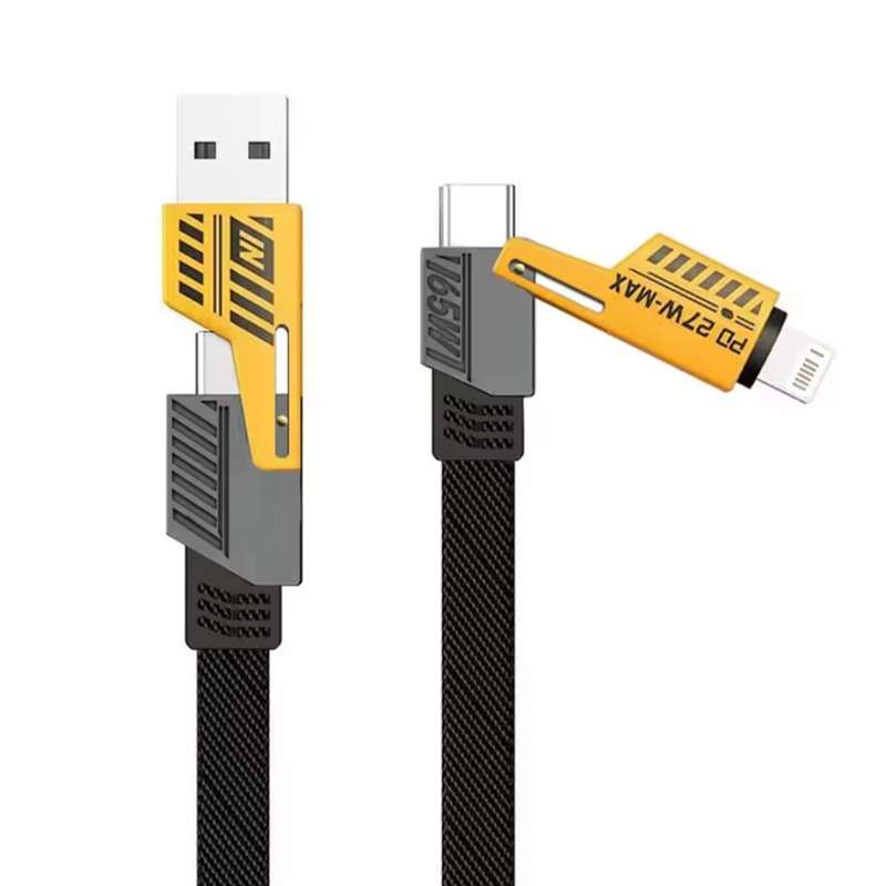 کابل تبدیل USB/ USB-C به لایتنینگ/USB-C مدل PD 27 W-MAX طول 1 متر کابل تبدیل USB/ USB-C به لایتنینگ/USB-C مدل PD 27 W-MAX طول 1 متر