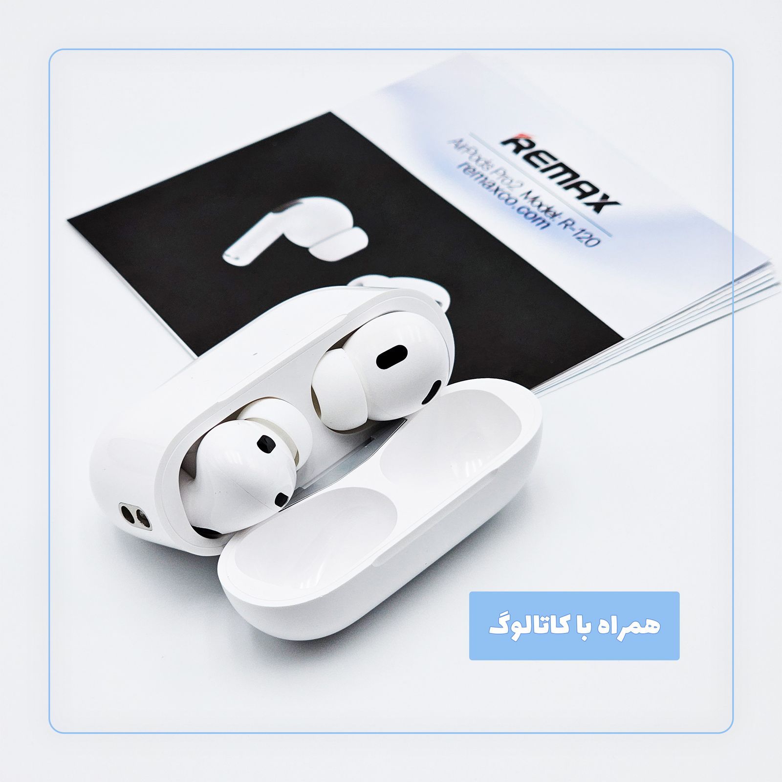 هدفون بلوتوثی ریمکس مدل  AirPods Pro 2nd Type-C -  - 13
