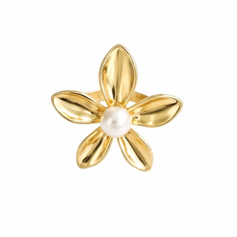 انگشتر زنانه مدل شکوفه گل کد TR201