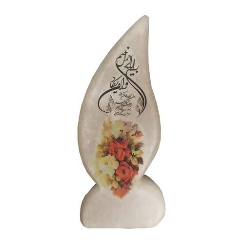 دکوری سنگ نمک طرح شمع کد 00003