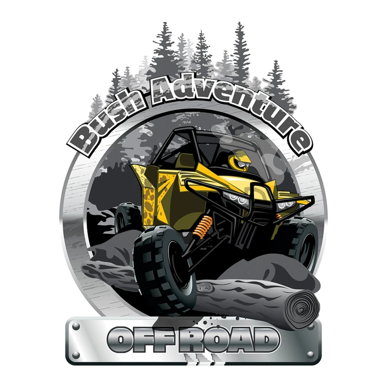 استیکر و برچسب بدنه خودرو طرح آفرود کد SA44