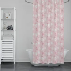 پرده حمام دلفین مدل GU-2881 سایز 180x200سانتی متر