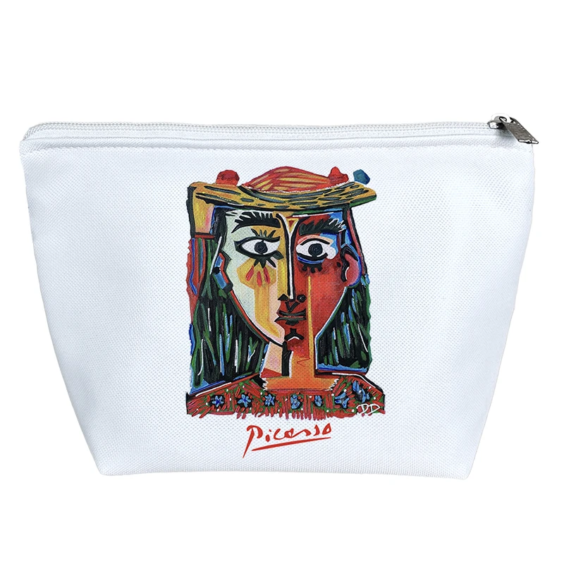 کیف لوازم آرایش دخترانه خندالو مدل پرتره انتزاعی از پترونلا اثر پیکاسو کد 5026