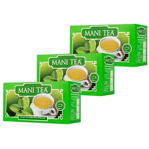 چای سبز کیسه ای نعناعی چای مانی 3 بسته 20 عددی