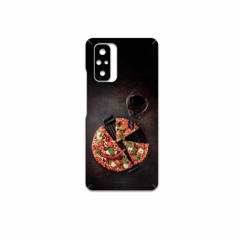 برچسب پوششی ماهوت مدل Pizza مناسب برای گوشی موبایل شیائومی Redmi Note 10 Pro