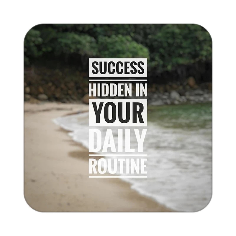 زیر لیوانی کاکتی طرح جملات انگیزشی و مثبت مدل mp24865