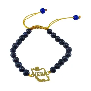 دستبند زنانه مدل پلاک استیل ایران دلربا کد DELROBA11mahsan