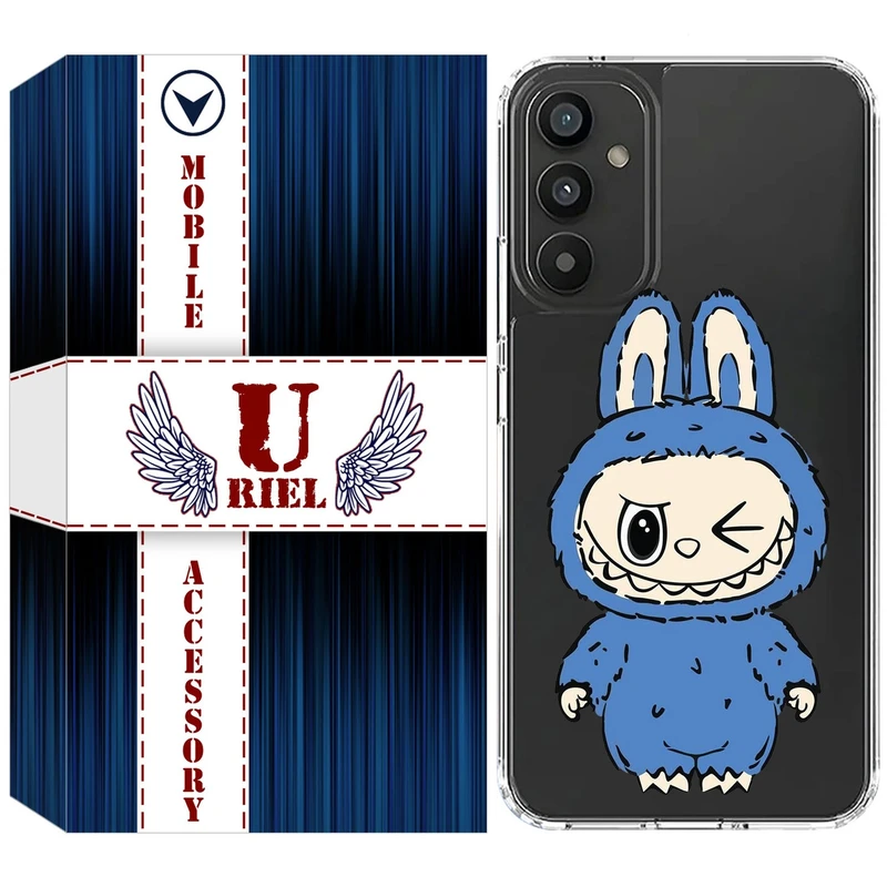 کاور یوریل قاب مدل Clear کد 116 طرح لبوبو Labubu مناسب برای گوشی موبایل سامسونگ Galaxy A14