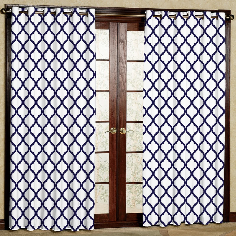   پرده مدل زگزاگی هازان پانچی کد 4750 سایز 140x200 سانتی متر