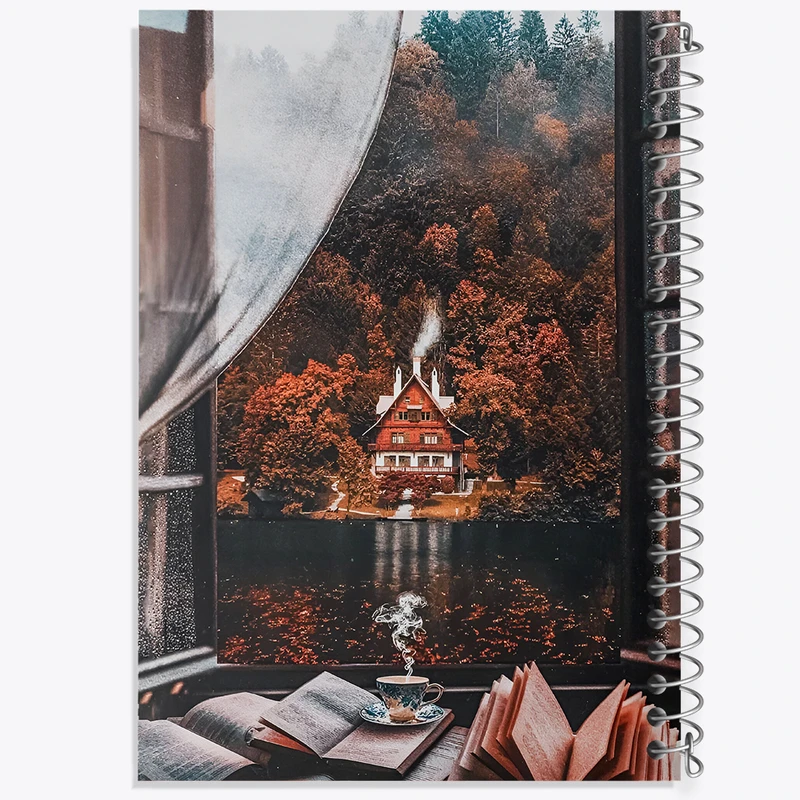 دفتر نقاشی 50 برگ خندالو طرح پاییز کد F5641