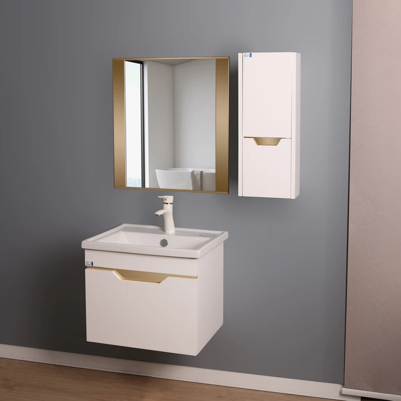 ست کابینت و روشویی دلفین مدل 1029-G به همراه آینه و باکس