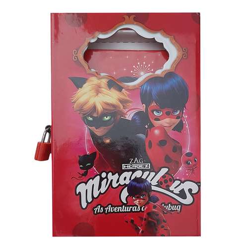  دفتر خاطرات طرح دختر کفشدوزکی مدل قفل دار کد 1248