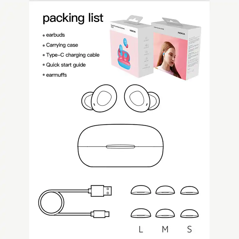 هدفون بلوتوثی نوکیا مدل E3100