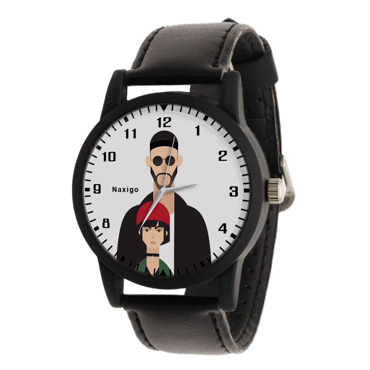ساعت مچی عقربه ای ناکسیگو طرح Leon کد LF4204 -  - 1