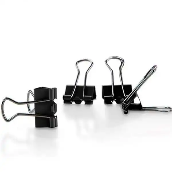 گیره کاغذ مدل کلیپسی کد 25000  بسته 12 عددی